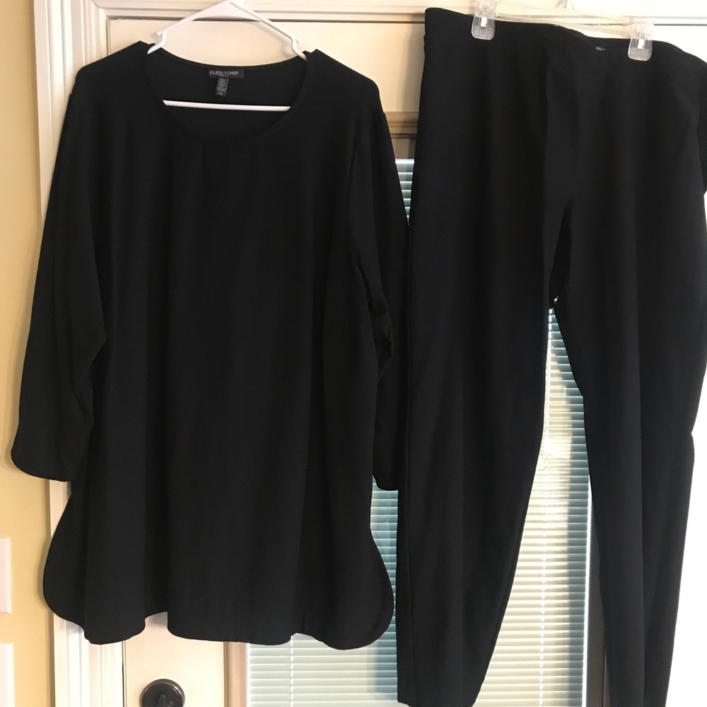 Black top and pants